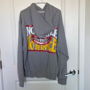Stella McCartney ‘no smile, no service’ hoodie